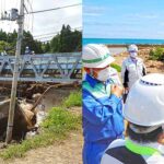 豪雨災害被災地を視察