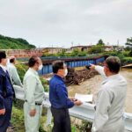 鯵ヶ沢町の被災状況を調査