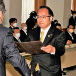 当選証書付与式に出席しました